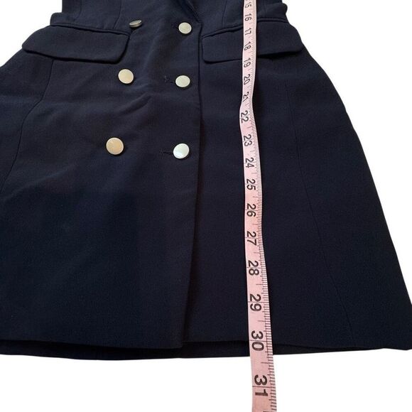 Superdown Madeline Blazer Dress Navy Suiting Mini Double Breasted XXS - Picture 14 of 15